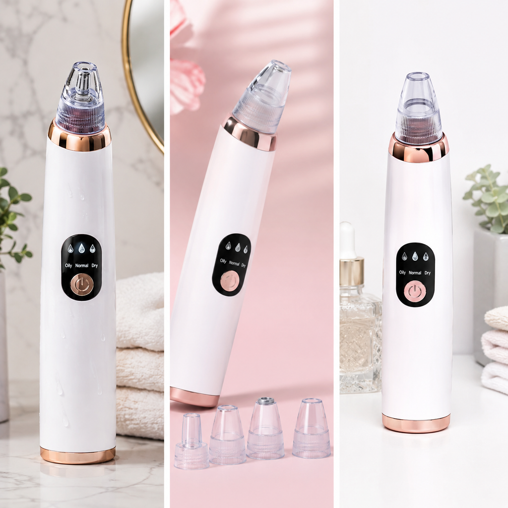 Electric Pore Cleaning Device – Deep Facial Pore Cleaner, Blackhead Remover & Skin Care Tool