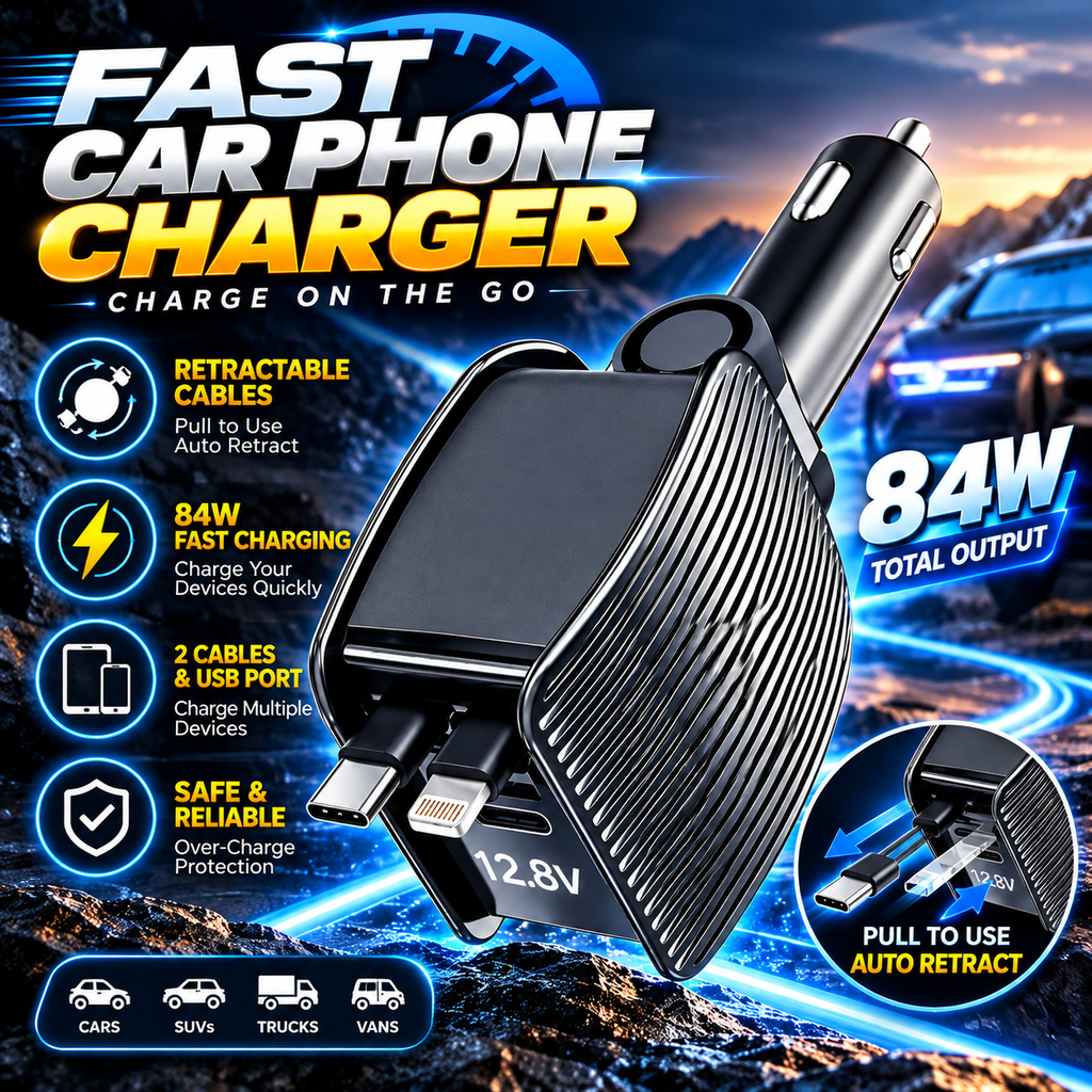 Retractable Car Charger