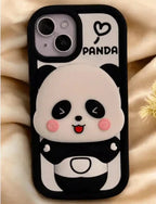 Silicone 3D Design Cartoon iPhone Case