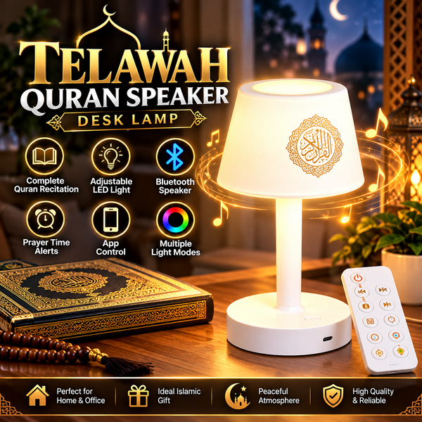 Telawah - Quran Speaker Desk Lamp